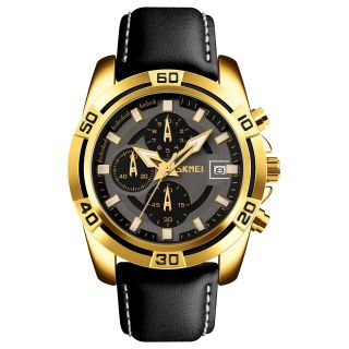 Skmei Men's Watch 9156GDBK / black (9156GDBK)