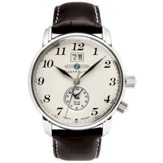 ZEPPELIN LZ127 Graf Zeppelin Dual Time Men’s Watch 7644-5 (7644-5)