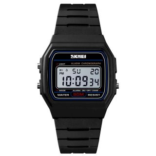 Skmei 1412BKWT Watch / black/white (1412BKWT)