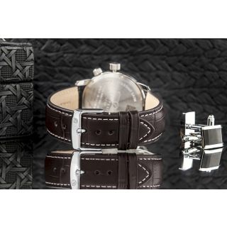 ZEPPELIN LZ127 Graf Zeppelin Dual Time Men’s Watch 7644-5 (7644-5)