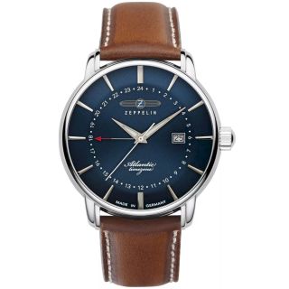 ZEPPELIN Atlantic Timezone Men's Watch 8442-3 / silver (8442-3)