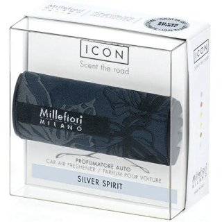 Millefiori Milano Icon Car Air Freshener 47g Silver Spirit (8051938697994)