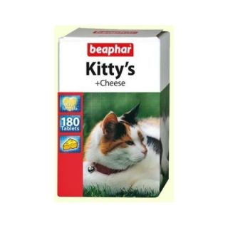 Beaphar Kittys Cheese Heart N180 (juustumaitseline maiustus kassidele)