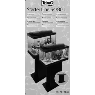 Tetra Starter SET 54/80 L Cabinet (white)
