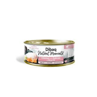Dibaq Natural Moments CAT KITTEN CHICKEN WITH SALMON 70g
