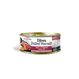 Dibaq Natural Moments CAT STERILIZED VEAL WITH PAPAYA 70g