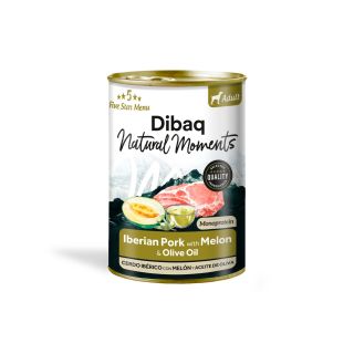Dibaq Natural Moments DOG ADULT IBERIAN PORK WITH MELON 380g