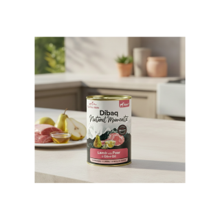 Dibaq Natural Moments DOG ADULT LAMB WITH PEAR 380g