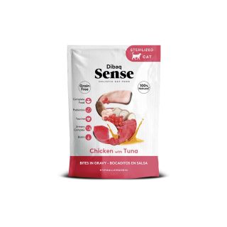Dibaq Sense CAT Bites Chicken & Tuna (sterilised) 100g