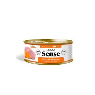 Dibaq Sense CAT Turkey with Pumpkin (sterilized) 70g