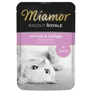 Täisväärtuslik konservsööt kassidele pardi- ja linnuihaga 100g