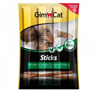 GimCat sticks Geflugel & Lamb 4 tk. 20g