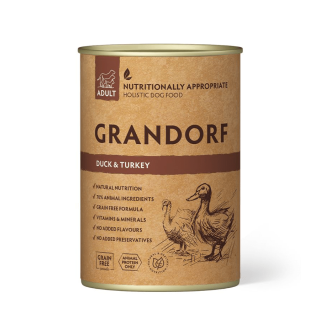 Grandorf Pardi- ja Kalkuniliha konserv koertele 400g (min. tellimus 6tk)