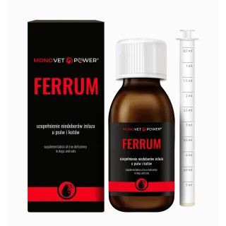 JM Sante Pharma MONOVET Power FERRUM 90ml. (raudfumaraat+B6+B9+B12+E)