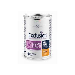 EXCLUSION Hypoallergenic adult konserv pardi & kartuliga 400g (min kast =6tk)