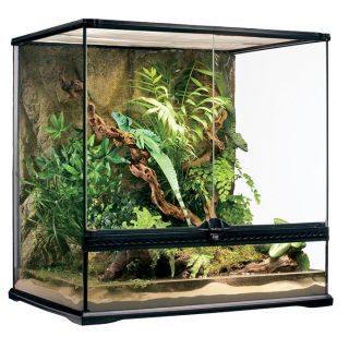 Klaasist terraarium - Exo-Terra Natural Terrarium - 60 x 45 x 60 см Medium (PT2612)