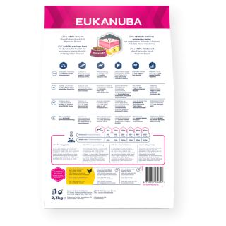 EUKANUBA Daily Care Kuiv Koeratoit Täiskasvanutele Ülekaaluline / Steriliseeritud Kõik Tõud Kanalihaga 2.5KG