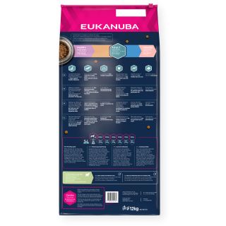 EUKANUBA Kuiv Koeratoit Täiskasvanutele Suured Tõud Lambaliha ja Riisiga 12KG