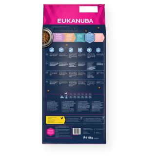 EUKANUBA Kuiv Koeratoit Eakas Suured Tõud Kanalihaga 15KG