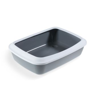 Savic Kassitualett Iriz+rim 42x31x12,5cm valge/hall