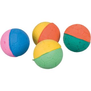 Trixie Kassi mänguasi Soft balls foam rubber 4,3cm 4tk