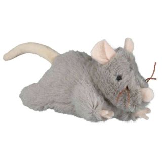Trixie Kassi mänguasi Mouse plush 15cm sound