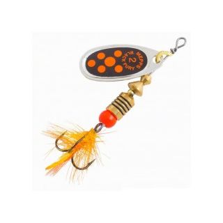 Mepps BLACK FURY MOUCHE-2 4,5g Silver/Orange Dots