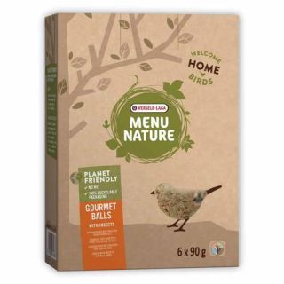 Menu Nature Gourmet rasvapallid putukatega 540g 6tk