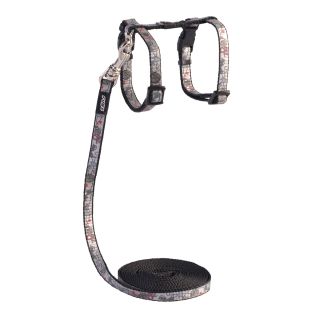 Kassi traksid+jalutusrihm Reflectocat Black Cat