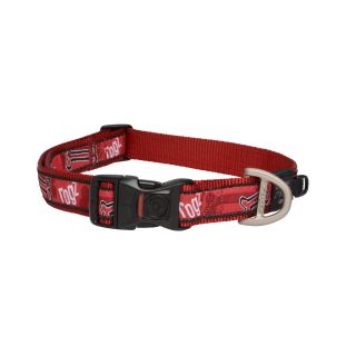 Kaelarihm Armed Response XL Red Rogz Bone 25mm/43-70cm