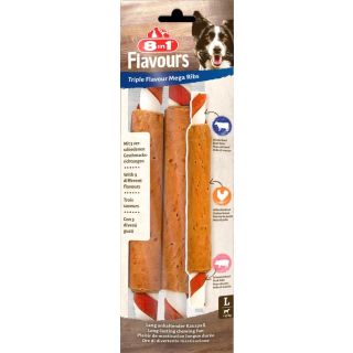 Koera maius 8in1 Triple Flavour Mega ribid 140g