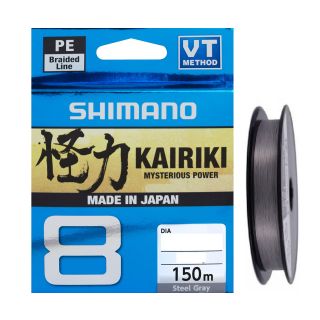 Nöör Shimano Kairiki PE Steel gray 150m 0,19mm 12,0kg