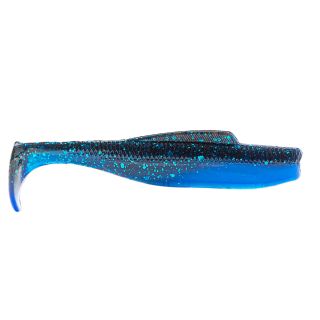 Silikoonlant DIEZEL MINNOWZ 4" Black/Blue Laminate 5tk