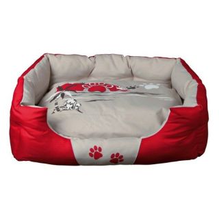 **Koera voodi Sunset 60x40 punane/beige