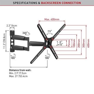 Seinakinnitus BARKAN BM343LP (13"-65")