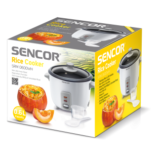 Riisikeetja+aurutaja Sencor SRM0600WH