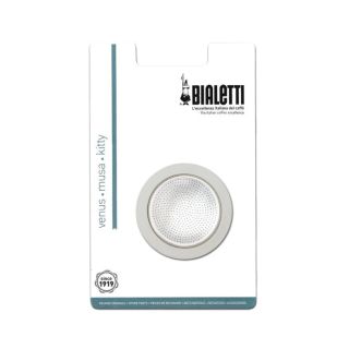 1 silikoontihend + filter Bialetti 4 tassi 0005370X12, inox