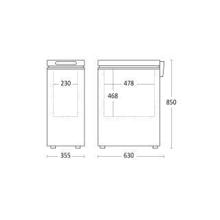 Sügavkülmkirst Scandomestic CF51WE