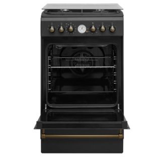 Gaasipliit elektriahjuga Indesit IS5G8MHAE1, antratsiit