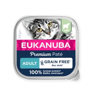 EUKANUBA Adult lambalihaga märgtoit kassidele 85 g