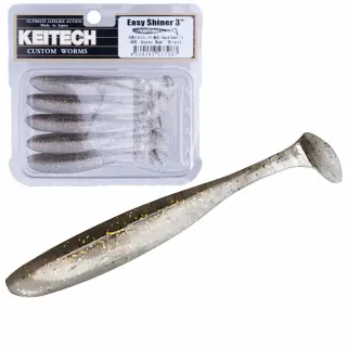 Silikoonlant söödav Keitech Easy Shiner 3`-529 10tk