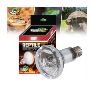 Terraariumi lamp Lucky Herp UVB Mercury Vapor Clear R80 80W