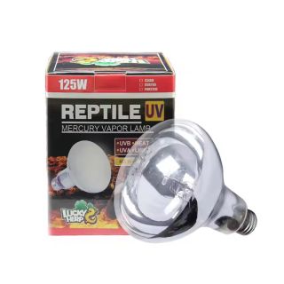 Terraariumi lamp Lucky Herp UVB Mercury Vapor Clear R115 125W