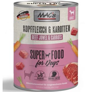 MAC´s Dog Jowel & Carrot 800gr