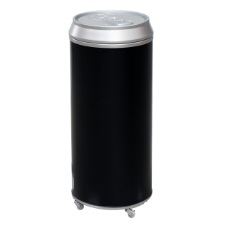 Tünn-külmik Scandomestic CC66BBCAN, must