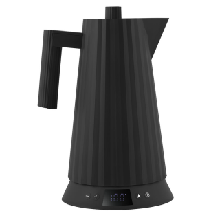 Veekeetja temperatuuri näidikuga, Alessi Plissé 1,7 L, Must