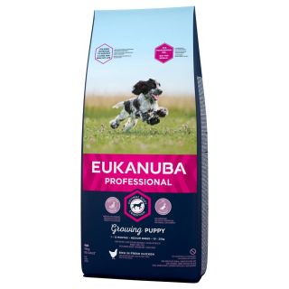 EUK DOG PROF Pup & Jun. Medium 18kg