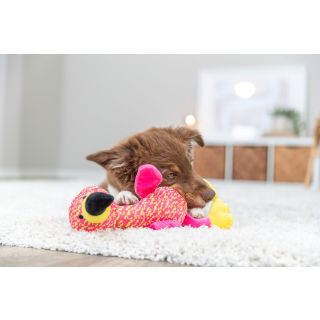 Mänguasi koertele Flamingo, kangas, 32 cm, roosa