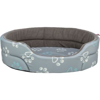 Koera voodi Jimmy, 55 × 45 cm, helehall/tumehall