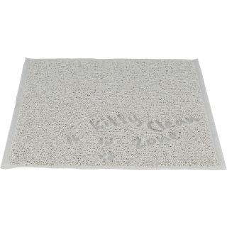 Kassi tualeti käpamatt, PVC, 37 x 45 cm, helehall